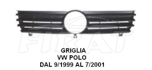 GRIGLIA VW POLO 99 - 01 NERA